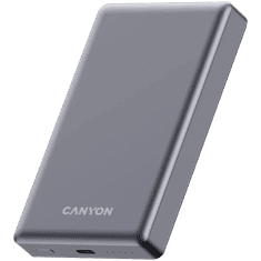 Canyon OnPower 510 tanka Magsafe prijenosna baterija, 10.000 mAh, tamno siva (CNS-CPB510DG)