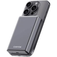 Canyon OnPower 510 tanka Magsafe prijenosna baterija, 10.000 mAh, tamno siva (CNS-CPB510DG)