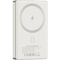 Canyon OnPower 510 tanka Magsafe prijenosna baterija, 10.000 mAh, bež (CNS-CPB510BE)