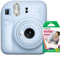 FujiFilm Mini 12 fotoaparat, plavi + Instax Mini film