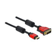 Delock HDMI-DVI-D kabel 2m HighSpeed crveni 84342