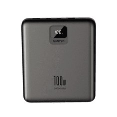 Canyon PB-2008 prijenosna baterija, 20.000 mAh, tamno siva (CNE-CPB2008DG)