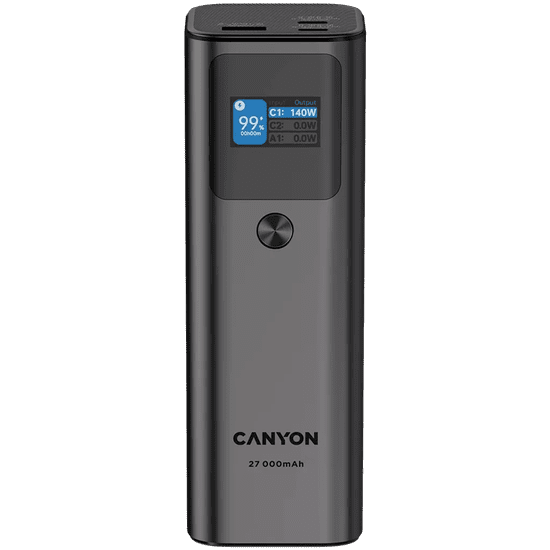 Canyon PB-2010 prijenosna baterija, 27000 mAh, tamno siva (CNE-CPB2010DG)