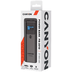 Canyon PB-2010 prijenosna baterija, 27000 mAh, tamno siva (CNE-CPB2010DG)