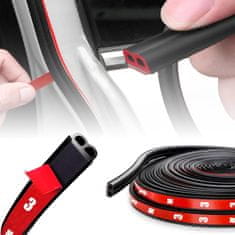 JOIRIDE® Tesnilni trak za automobilska vrata 5m, gumena brtva za auto vrata | EVOSEAL