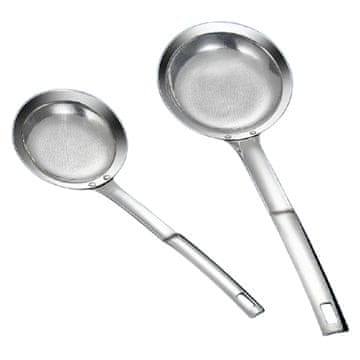 HOME & MARKER® Set 2 inox cjedila i kuhinjska sita za brašno i tekućine, mrežasto cjedilo | FILTRINKA