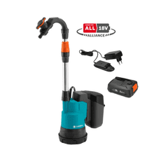 Gardena akumulatorska pumpa za kišnicu 2000/2 18V P4A Set (14602-20)