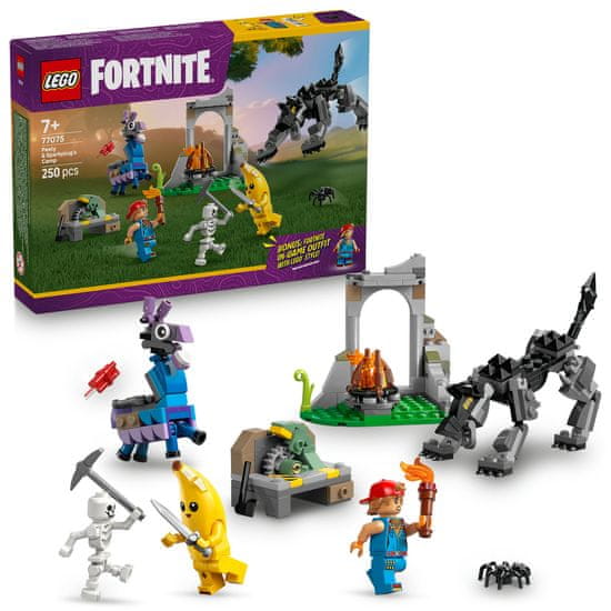 LEGO Fortnite 77075 Peely i Sparkplug i njihov kamp