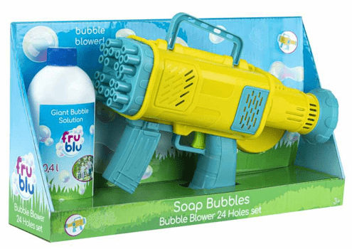  Fru Blu Blower izstreljevalec mehurčkov in milnica, 400 ml