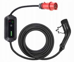 Platinet Prijenosni punjač za električna vozila PPC7M22, 22 kW, 32 A, TIP 2, 7 m, 3-fazni, +SCHUKO adapter, + torba