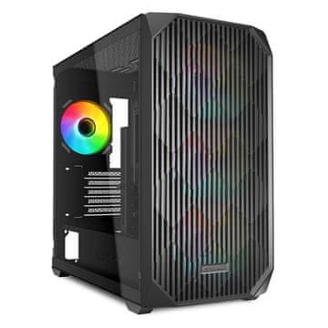 Sharkoon MK3 RGB microATX prozor crno kućište