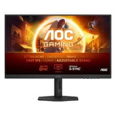 AOC Q27G4XF monitor, 27, QHD, 180Hz, 0,5 ms (MONAO00030)