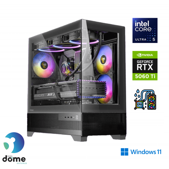 Anni Napredno stolno računalo za igranje, Ultra 5 225F, SSD2TB, 32GB, RTX5060 Ti, W11H (ATPII-G8-1249-W)