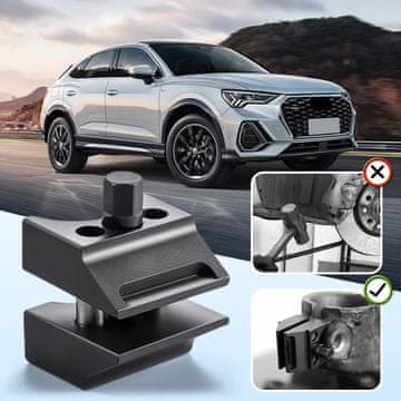 Netscroll Profesionalni alat za razdvajanje i montažu automobilskih opruga, čelični separator, protukorozivan, za servise i kućnu upotrebu, Separator