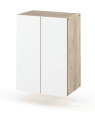 Sonoma hrastov bijeli viseći kupaonski ormarić