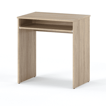 Mali računalni stol Sonoma Oak 68 CM 1 polica školski namještaj za igranje