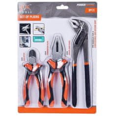 Ostatní Set kliješta KO-R05000040 Siko kliješta + kombinirana kliješta + bočni rezači set od 3 komada.