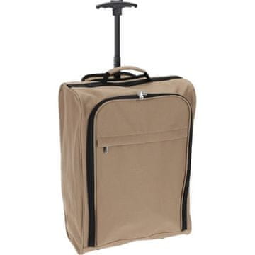 Ručni kovčeg KO-DG1000030 Ručna prtljaga na kotačima za avion 30 l smeđa