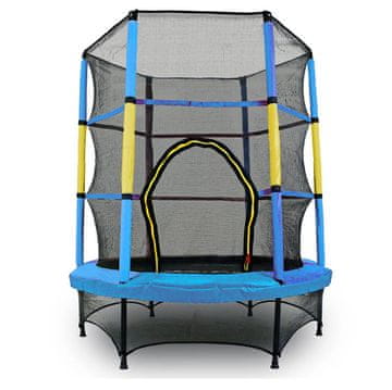 JUST FUN Plavo-žuti trampolin ZA dom i vrt 140 JF