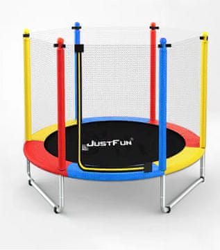 JUST FUN Rekreacijski trampolin ZA djecu 152 CM, samo ZABAVA, višebojni