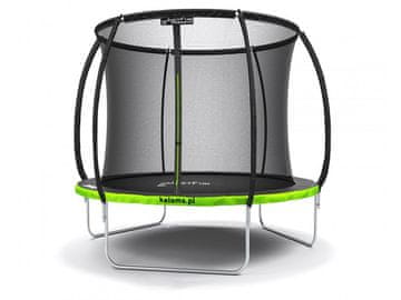 Vrhunski vrtni trampolin crne boje, just FUN, 8ft - 244cm