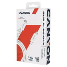 Canyon UC-42 kabel, USB-C, 2 m, bijeli (CNS-USBC42W)