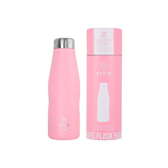 ESTIA HOME ART Estia Blossom Rose izolirana putna boca, 500 ml, roza