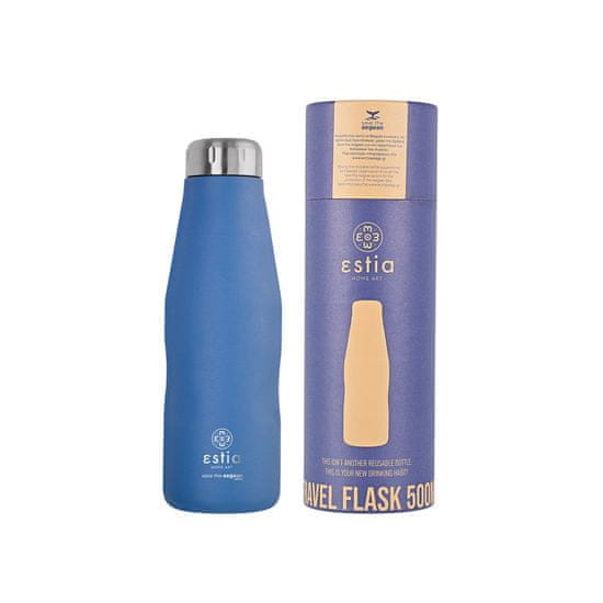 ESTIA HOME ART Estia izolirana putna boca, 500 ml, plava