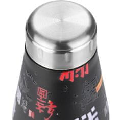 ESTIA HOME ART Estia Tokyo Underground izolirana putna boca, 500 ml, crna