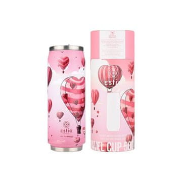 ESTIA HOME ART Estia Love Ascend izolirana putna boca, 500 ml, roza