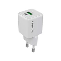 Canyon CU20AC kućni punjač, 20 W, GaN, PD, bijeli (CNS-CUW20AC)
