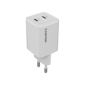 Canyon CU45CC kućni punjač, 45 W, GaN, PD, bijeli (CNS-CUW45CC)