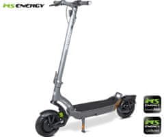 MS ENERGY ENERGY URBAN X električni skuter, 10&quot;, 2x 300W, 60 km, ovjes, LCD zaslon, LED rasvjeta, APP, srebrni (titan čelik)