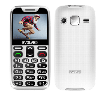 Evolveo Easyphone XR telefon na tipke za starije - bijeli