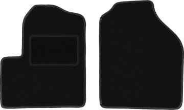 Crne velur tepihe za automobile za: Ford Connect kombivan (2003.-2012.)