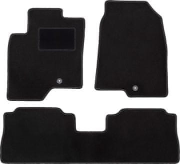 Crne velur tepisi za automobile za: Chevrolet Captiva SUV (2006.-2017.)