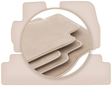 Premium bež podne prostirke za: Mazda 5 I minivan 2005.-2010.