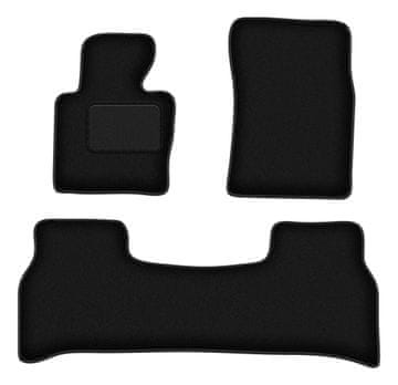 Crne velur tepihe za auto za: Range Rover III L322 Vogue SUV (2001.-2012.)