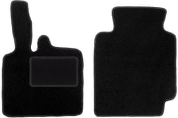 Prednje auto prostirke za: Smart ForTwo I sa šapom (1998-2007) crne