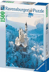 Ravensburger zagonetka, dvorac Neuschwanstein, zima, 1500./1.