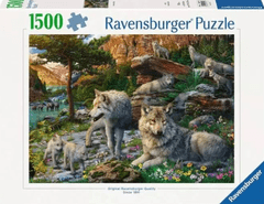Ravensburger zagonetka, Vučji čopor u proljetnom buđenju, 1500/1