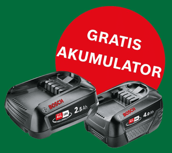 Besplatni Bosch 18 V akumulator!