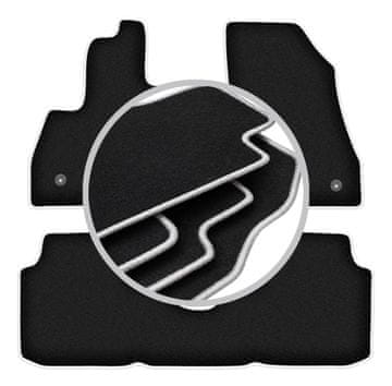 Carlux-srebrne auto prostirke za: Fiat 500L minivan (2012-)