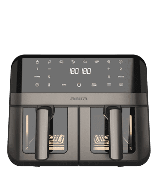 AIWA Cvrtnik na vrući zrak s dvostrukom košarom FUTAGO - AFR-9000, 9l (2x4.5l)