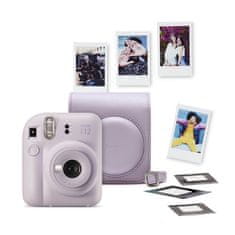 FujiFilm Mini 12 fotoaparat, lila, paket