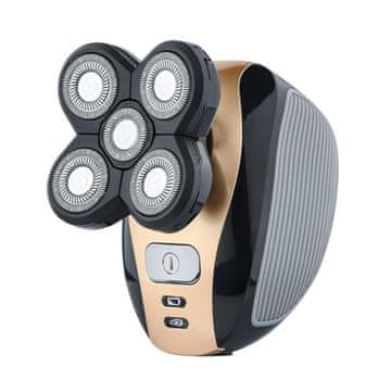 FRILLA® Višenamjenski brijač za glavu i bradu, vodootporan, s trimerom i USB punjenjem | GRUMKO