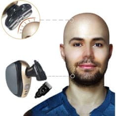 FRILLA® Višenamjenski brijač za glavu i bradu, vodootporan, s trimerom i USB punjenjem | GRUMKO