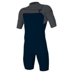 O'Neill Neopren Shorty Hammer 2mm Chest Zip S/S plavi/sivi, S
