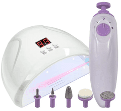 Verkgroup 2u1 set za manikuru, LED svjetlo i brusilica (24406)