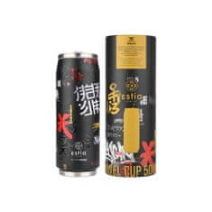 ESTIA HOME ART Estia Tokyo Underground izolirana putna boca s izljevom za piće, 500 ml, crna